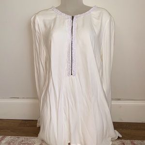 Zara Paris long sleeves blouse. Size Tall 38